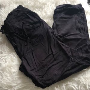 Black dress joggers